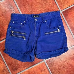 Izzue Zipper Detail Denim Shorts Size 29